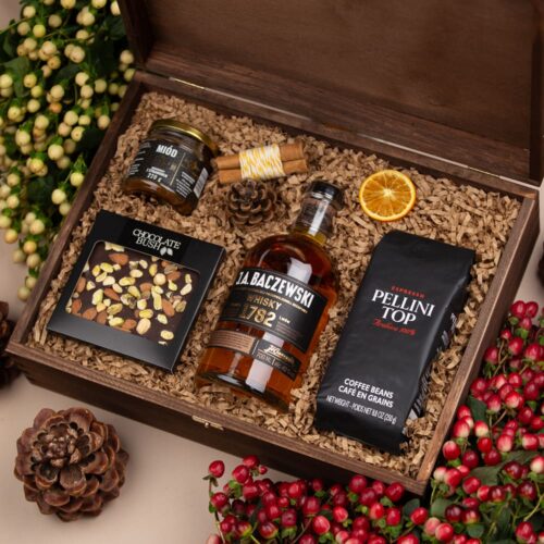 Baczewski Whisky kosz prezentowy z alkoholem – Barbara baczewski whisky kosz prezentowy