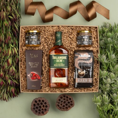 Kosz prezentowy z whisky Tullamore Dew – Josie