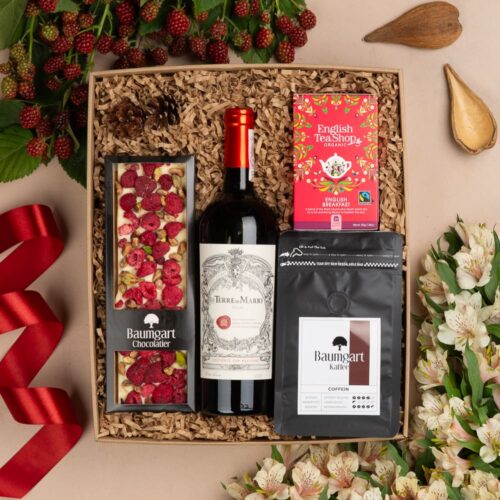 Kosz prezentowy z winem – Ray