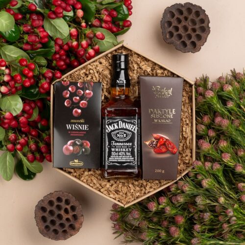 Pudełko prezentowe z whisky Jack Daniels – Oktawia