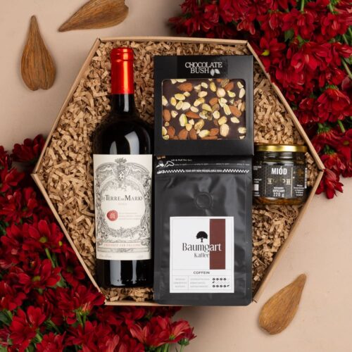 Box prezentowy z alkoholem – Sharon wino na prezent