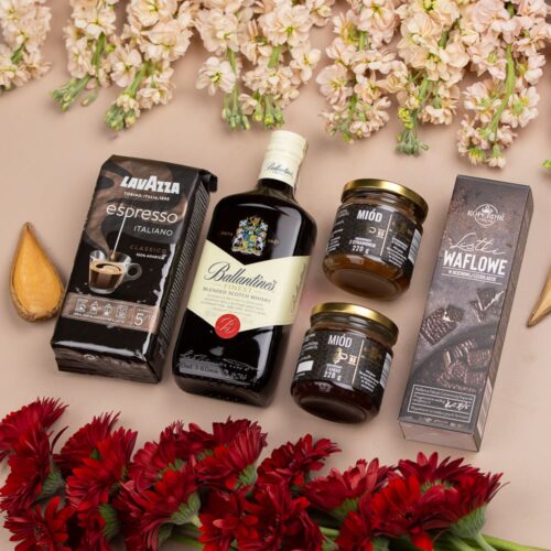 Zestaw prezentowy z whisky Ballantines – Agnes whisky ballantines finest na prezent