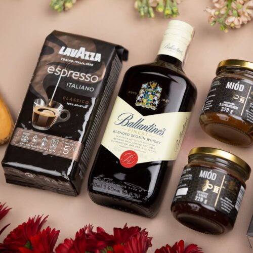 Zestaw prezentowy z whisky Ballantines – Agnes Zestaw prezentowy z whisky Ballantines