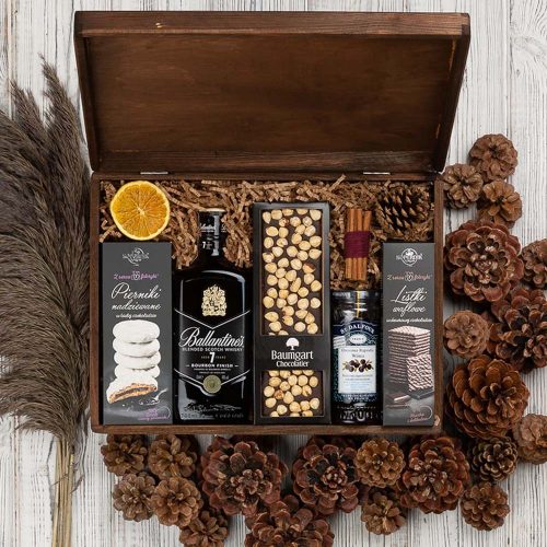 Ekskluzywny kosz prezentowy z whisky – Atlanta