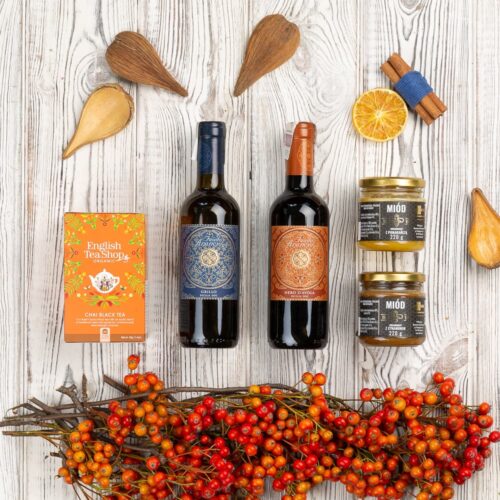 elegancki zestaw win na prezent