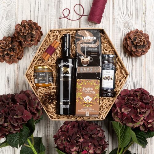 Box prezentowy z alkoholem dla mężczyzny – Rufina box z alkoholem dla mężczyzny