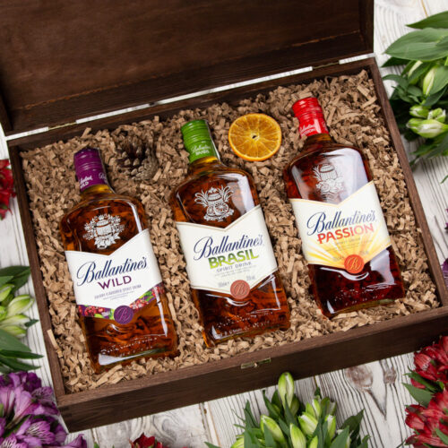 Zestaw Ballantines whisky