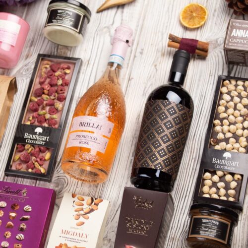 Elegancki kosz prezentowy z alkoholem – Wanda Elegancki kosz prezentowy z alkoholem - Wanda - obrazek 8