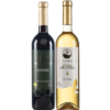 Prezent na ślub dla pary czerwone wino Aronia + białe wino Zielona Gruszka