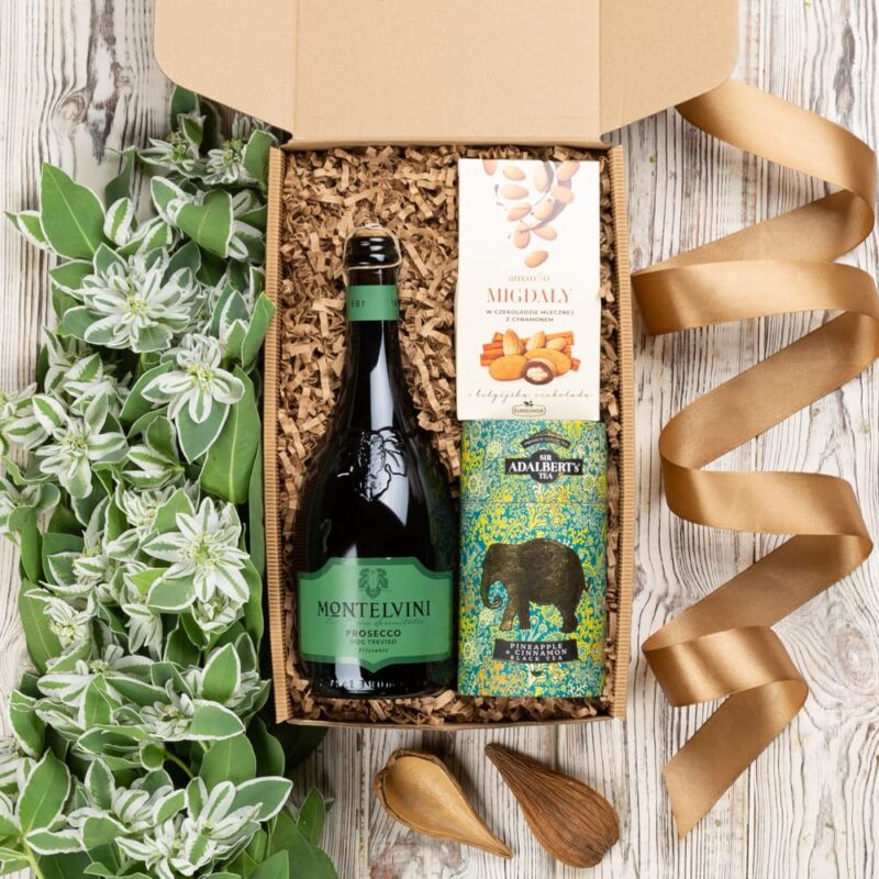 Prezent na Dzień Mamy od córki eleganckie wino na prezent ślubny montelvini