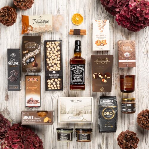 Ekskluzywny kosz prezentowy z alkoholem do wyboru – Sydney kosz prezentowy z alkoholem jack daniels