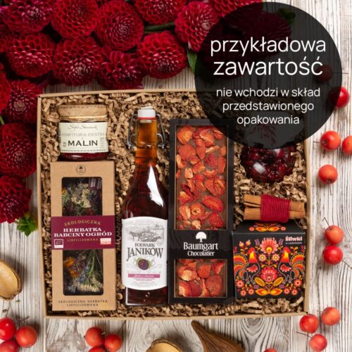 przykładowa zawartość pudełko prezentowe