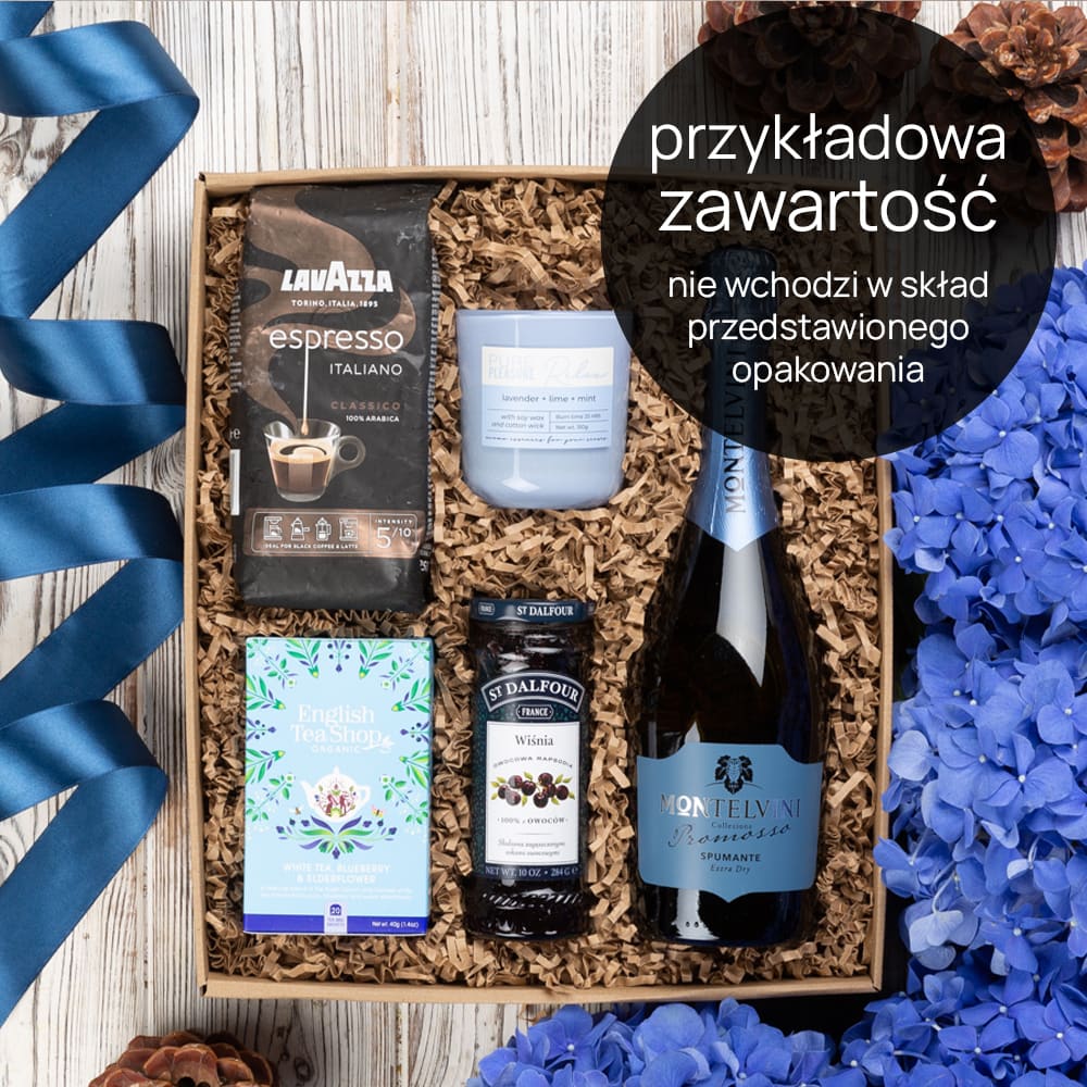 Pudełko na prezent – prostokąt przykładowa zawartość pudełko prezentowe