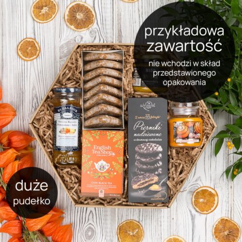 przykładowa zawartość pudełko prezentowe