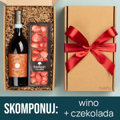 Wino i czekolada na prezent wino czekolada skomponuj