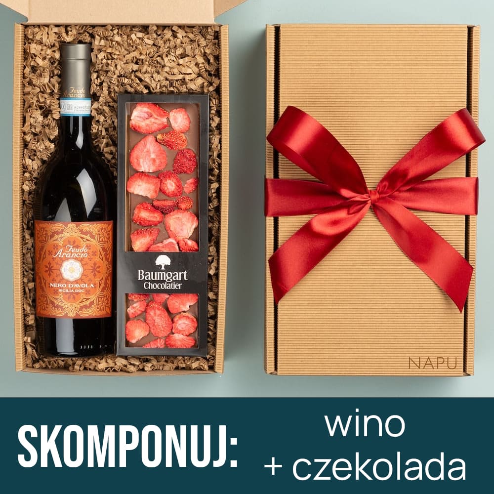 Wino i czekolada na prezent wino czekolada skomponuj
