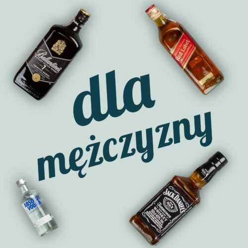 Kosz prezentowy z alkoholem dla mężczyzny