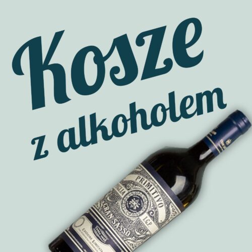 Kosz prezentowy z alkoholem
