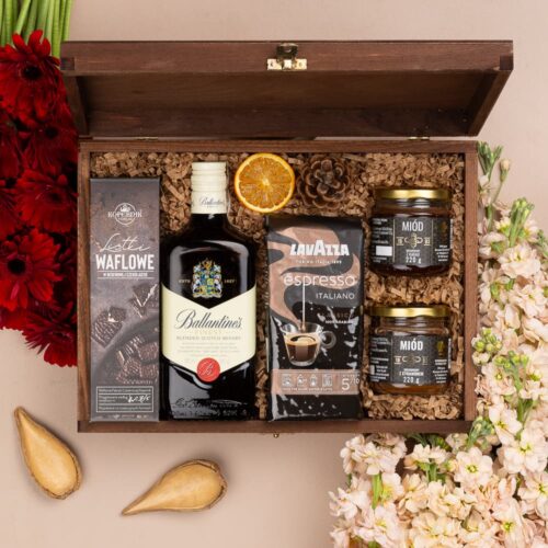 Zestaw prezentowy z whisky Ballantines – Agnes