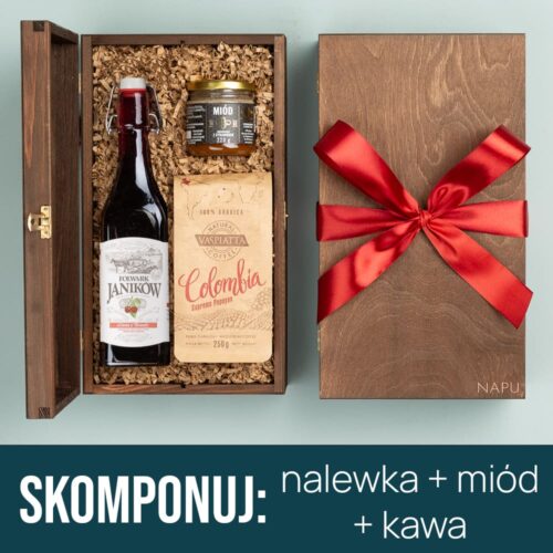 Nalewka z kawą i miodem na prezent nalewka, kawa i miód na prezent