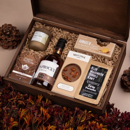 Kosz prezentowy z polską whisky Single Malt- Filipa Kosz prezentowy z polską whisky Single Malt- Filipa - obrazek 5