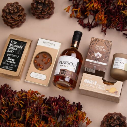 Kosz prezentowy z polską whisky Single Malt- Filipa Kosz prezentowy z polską whisky Single Malt- Filipa - obrazek 4