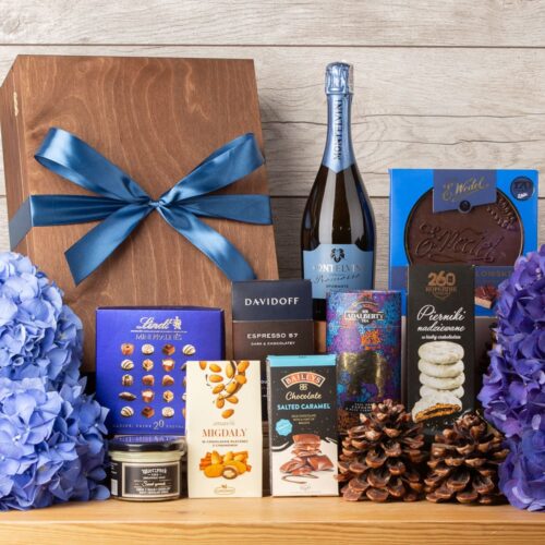 Alternative view of Kosz prezentowy z alkoholem dla kobiety