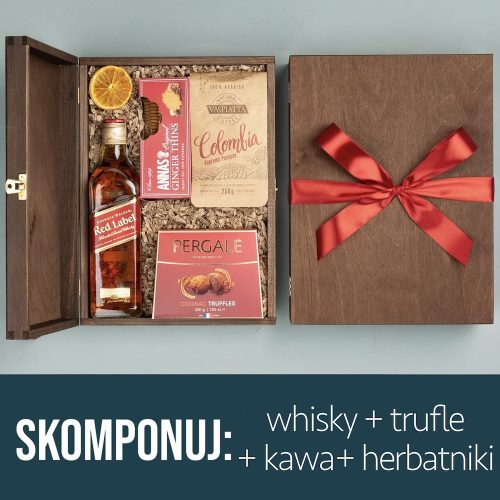 Skomponuj prezent z whisky w skrzynce Skomponuj prezent z whisky w skrzynce