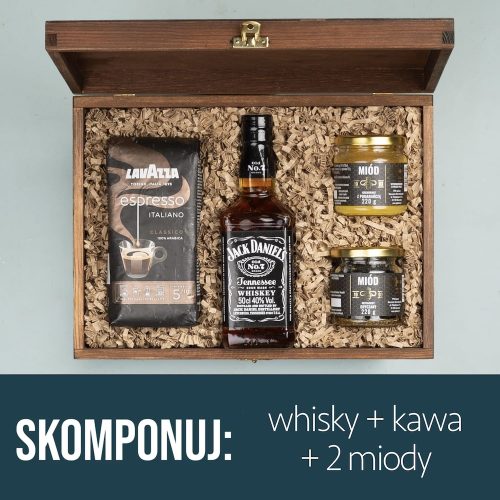 Skomponuj prezent z whisky, kawą i miodami Skomponuj prezent z whisky, kawą i miodami