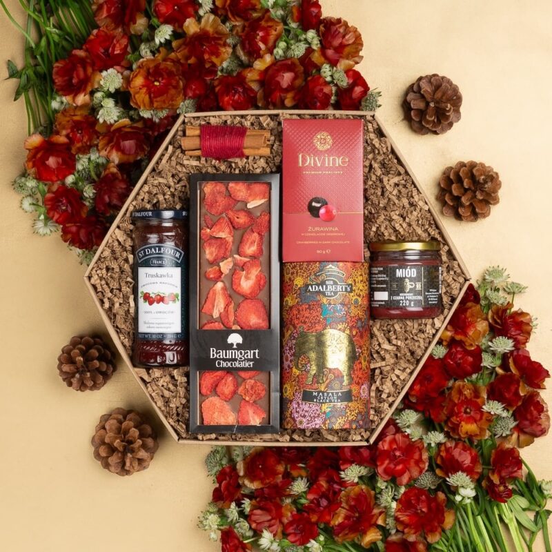 Zestaw ze słodyczami na prezent - Ksenia