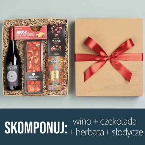 Skomponuj kosz prezentowy z winem Skomponuj kosz prezentowy z winem