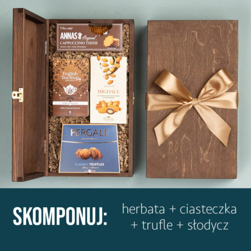 Alternative view of Kosz prezentowy z herbatą i truflami