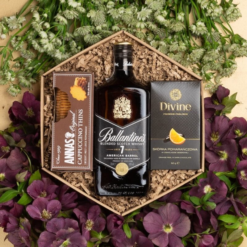Prezent dla mężczyzny z whisky Ballantines - Laurencja