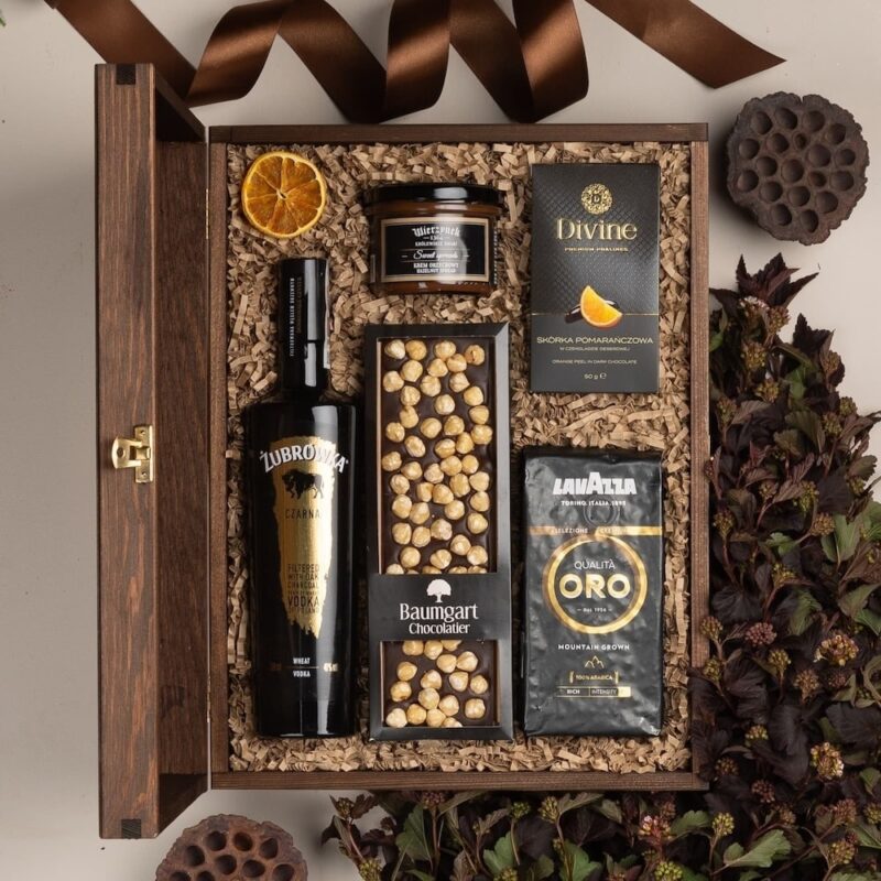 Wódka Żubrówka Czarna na prezent - Beata