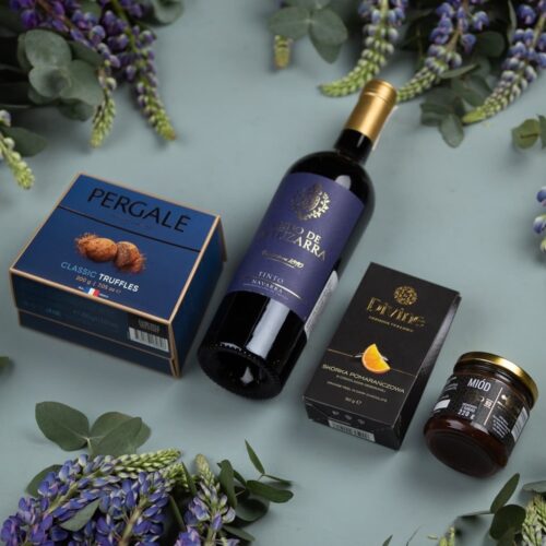 Box z winem czerwonym – Frezja Box z winem czerwonym - Frezja - obrazek 5