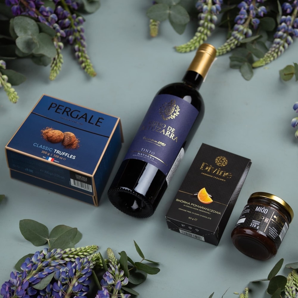 Box z winem czerwonym – Frezja Box z winem czerwonym - Frezja - obrazek 5