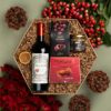 Kosz podarunkowy z alkoholem