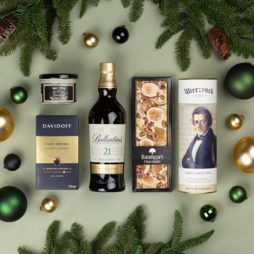 Alternative view of Kosz prezentowy dla mężczyzny z whisky Ballantine's 21 - Jane