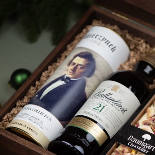 Kosz prezentowy dla mężczyzny z whisky Ballantine's 21 - Jane - obrazek 4