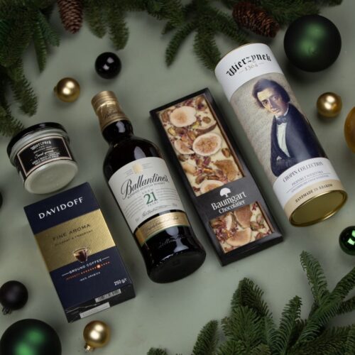 Kosz prezentowy dla mężczyzny z whisky Ballantine's 21 - Jane - obrazek 5