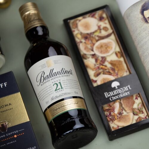 Kosz prezentowy dla mężczyzny z whisky Ballantine's 21 - Jane - obrazek 7