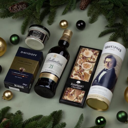 Kosz prezentowy dla mężczyzny z whisky Ballantine's 21 - Jane - obrazek 9