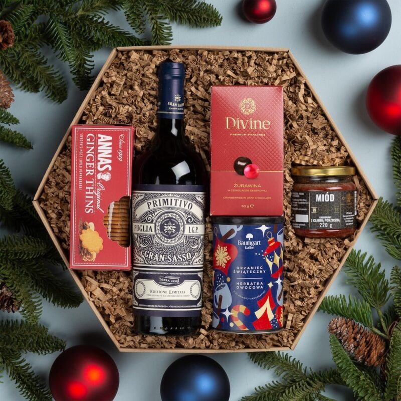 Zestaw prezentowy z winem - Frosta