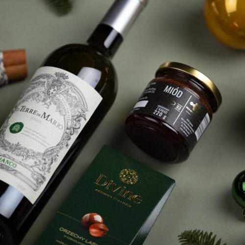Kosz upominkowy z alkoholem – Gina Kosz upominkowy z alkoholem - Gina - obrazek 8