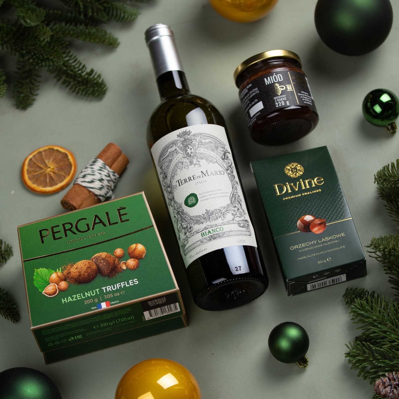 Kosz upominkowy z alkoholem – Gina Kosz upominkowy z alkoholem - Gina - obrazek 4