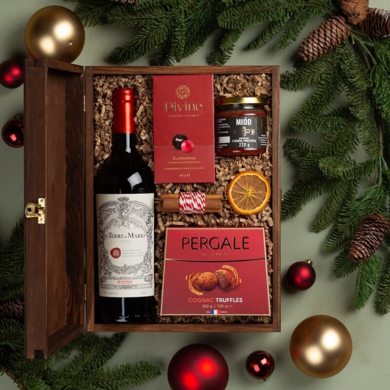 Zestaw prezentowy z alkoholem - Rosa